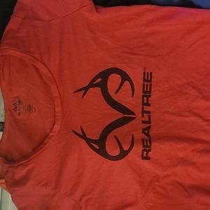 Hot pink real tree tshirt